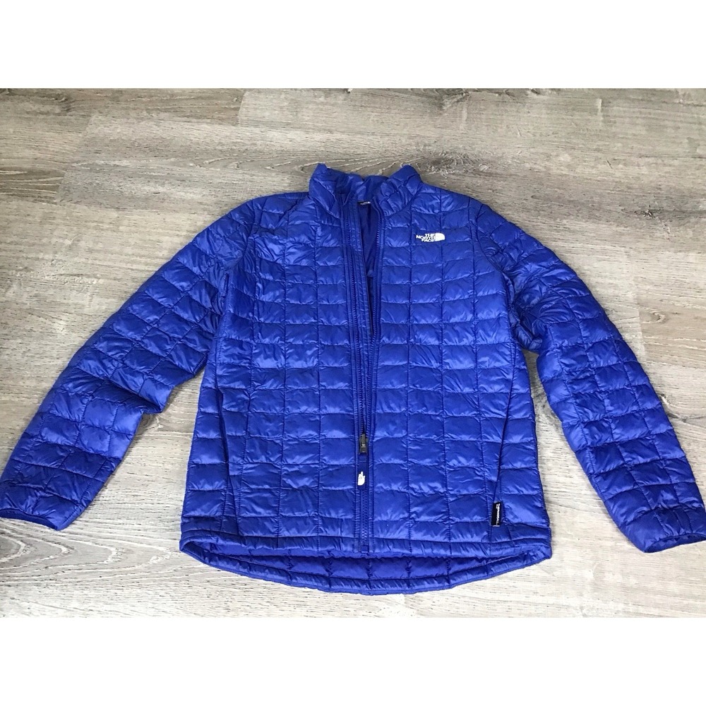 The North Face Blue Youth Large L 14/16 Thermoball Jacket Inner Coat Warm Winter